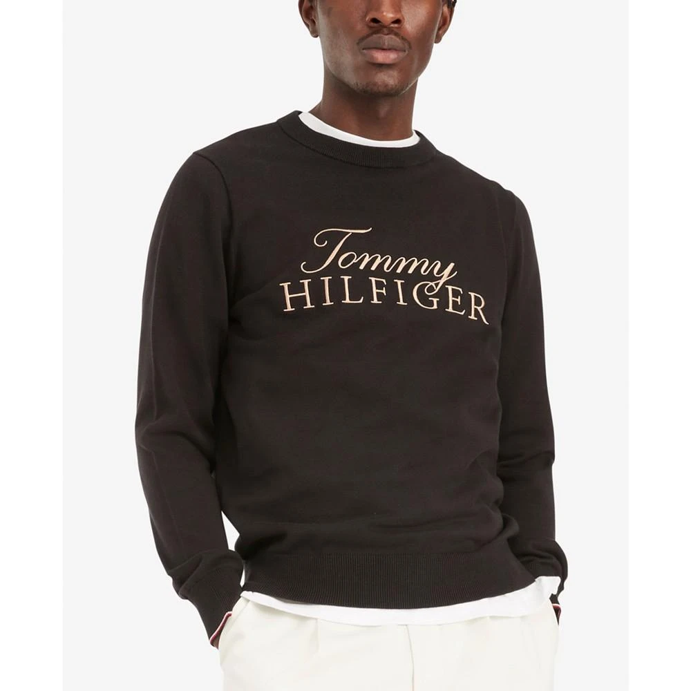 商品Tommy Hilfiger|Men's Niles Logo Crewneck Sweater,价格¥141,第1张图片