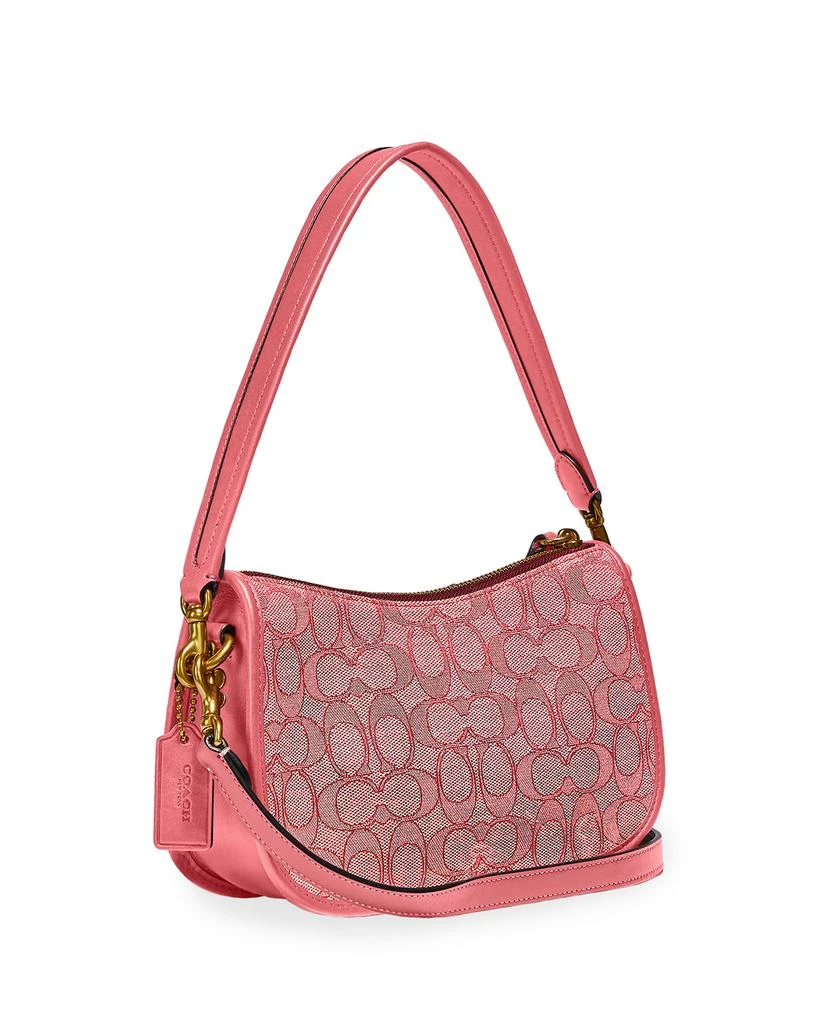 商品Coach|Swinger Signature Jacquard Shoulder Bag,价格¥2216,第2张图片详细描述