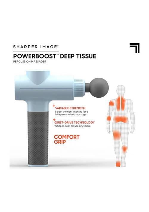 商品Sharper Image|Image Power Boost Deep Tissue Percussion Massager,价格¥896,第2张图片详细描述