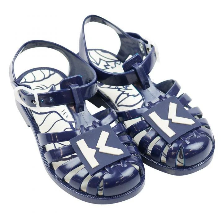 商品Kenzo|Navy Logo PVC Sandals,价格¥186,第2张图片详细描述
