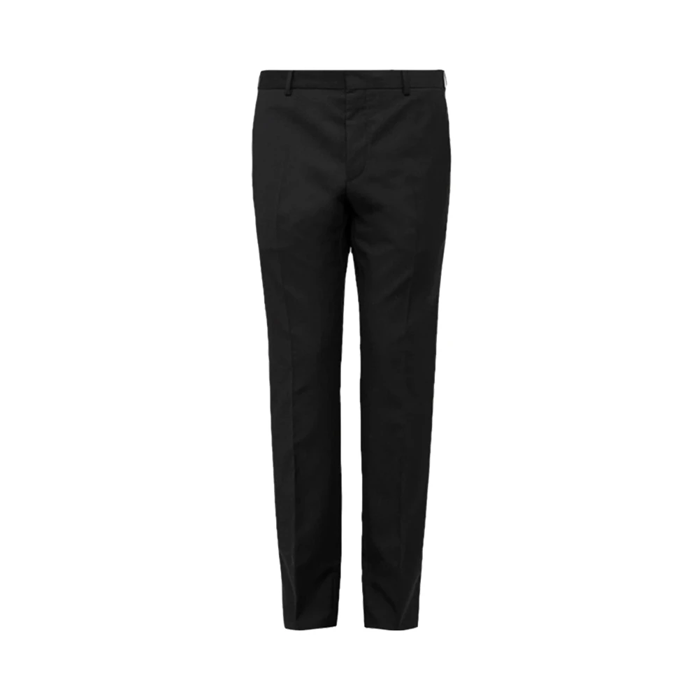 商品[国内直发] Prada|PRADA 普拉达 男士黑色羊毛休闲裤 UPA841-D39-F0002,价格¥2553,第1张图片