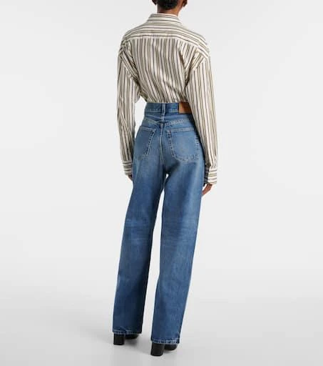 商品Yves Saint Laurent|V-Waist阔腿牛仔裤,价格¥9584,第3张图片详细描述