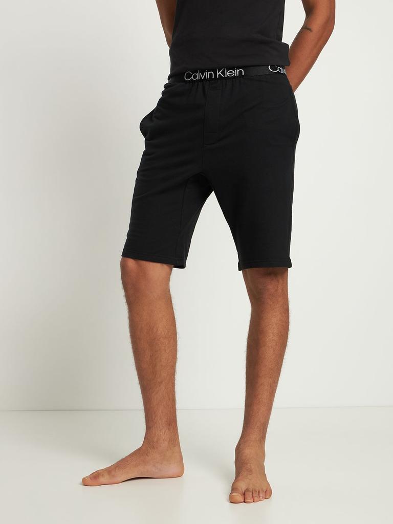 商品Calvin Klein|Logo Band Cotton Blend Sleep Shorts,价格¥484,第4张图片详细描述