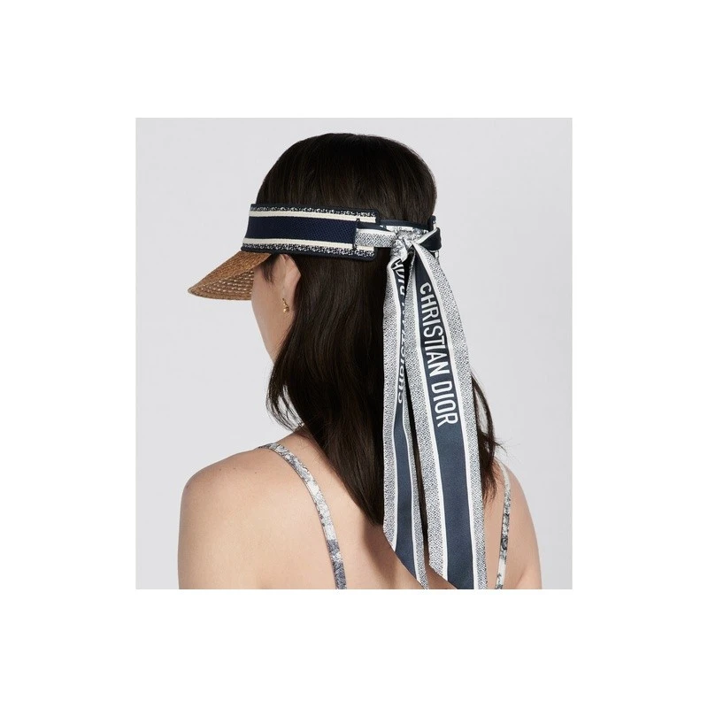 商品Dior|Dior 迪奥 女士蓝色真丝丝巾,价格¥5878,第4张图片详细描述