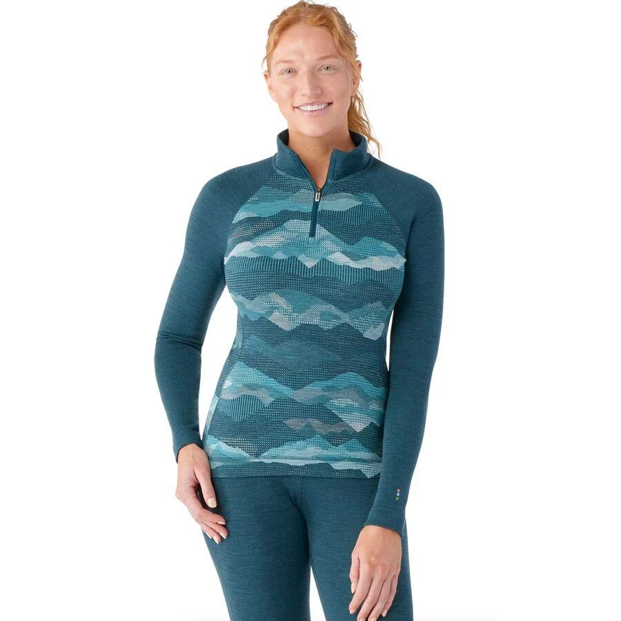 商品SmartWool|Classic Thermal Merino 1/4-Zip Baselayer - Women's,价格¥499,第1张图片