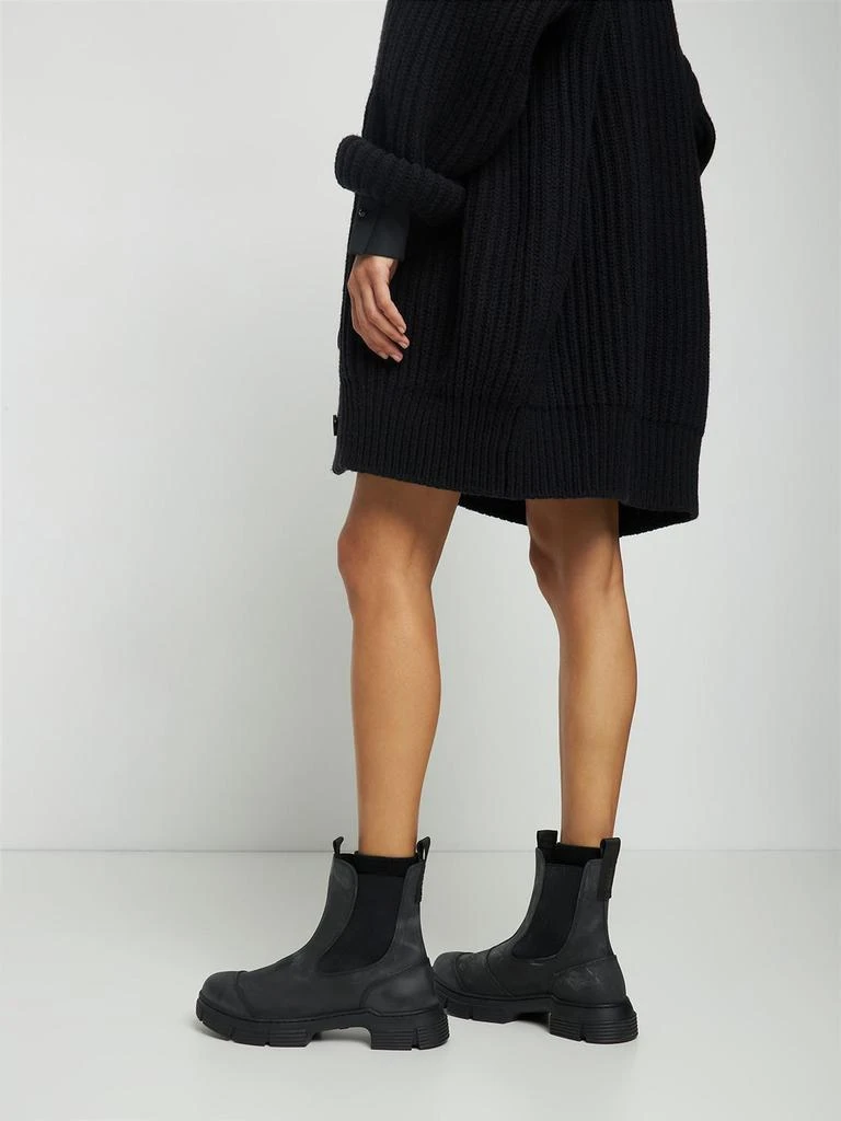 商品Ganni|45mm Rubber Ankle Boots,价格¥2228,第1张图片