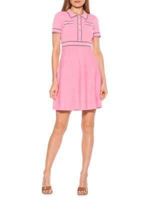 商品ALEXIA ADMOR|​Jenna Knit Fit-&-Flare Dress,价格¥718,第1张图片