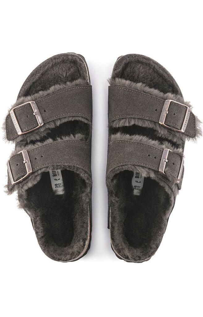 (1020566) Arizona Shearling Sandals - Mocha商品第6张图片规格展示