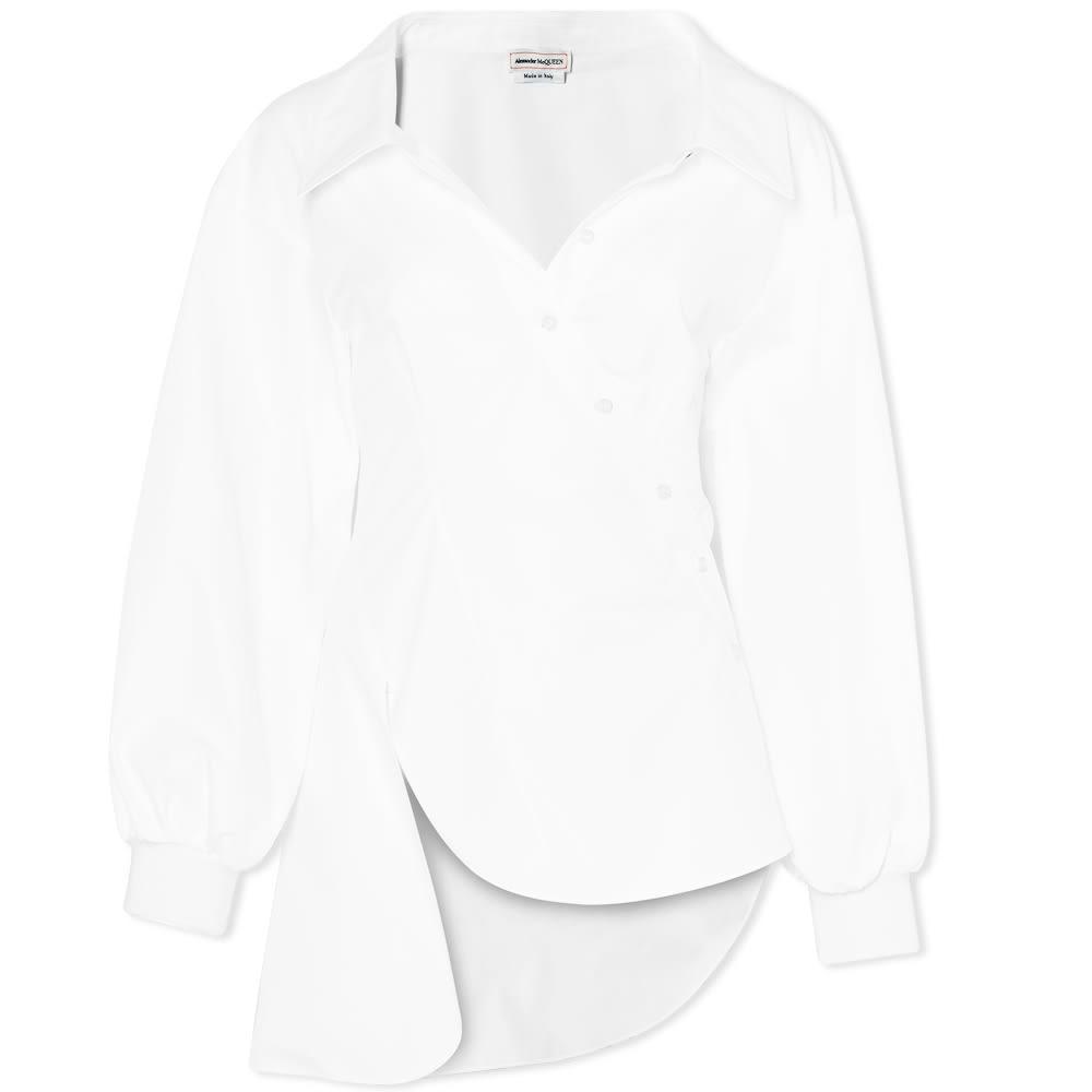 商品Alexander McQueen|Alexander McQueen Long Sleeve Asymetric Shirt,价格¥12096,第1张图片