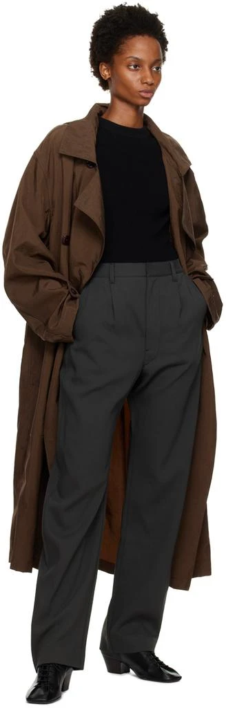 商品Lemaire|Gray Curved Trousers,价格¥5746,第4张图片详细描述