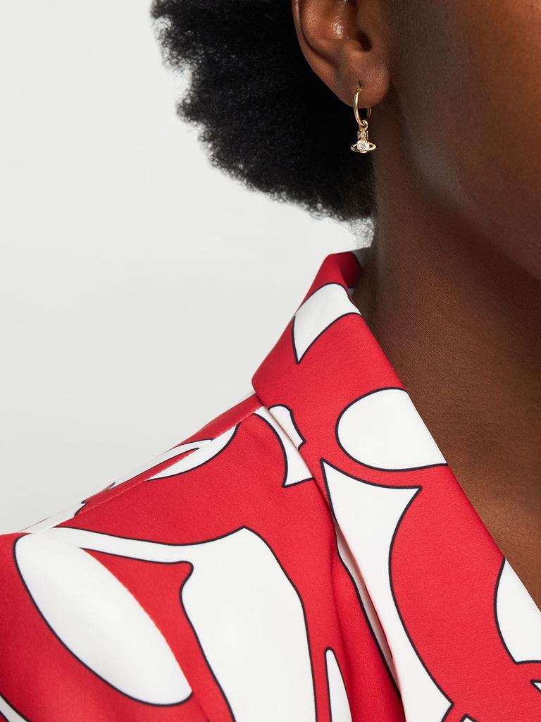 商品Vivienne Westwood|Nina Sparke Crystal Hoop Earrings,价格¥1220,第1张图片