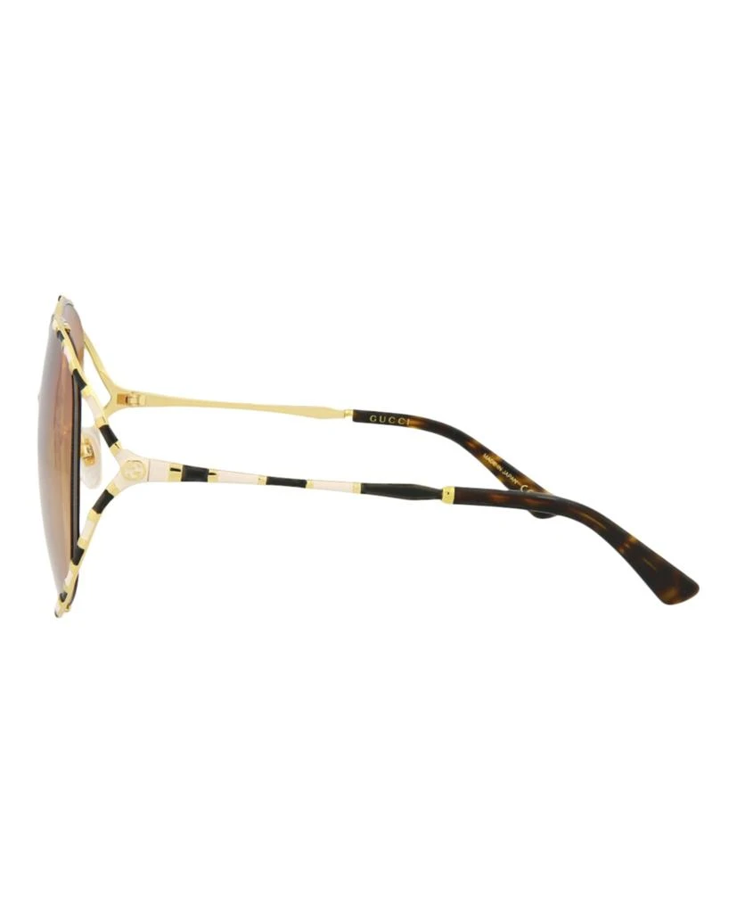 商品Gucci|Round-Frame Metal Sunglasses,价格¥977,第2张图片详细描述