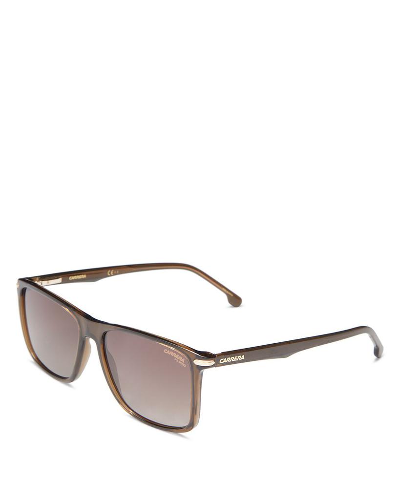 Polarized Rectangle Sunglasses, 57mm商品第1张图片规格展示