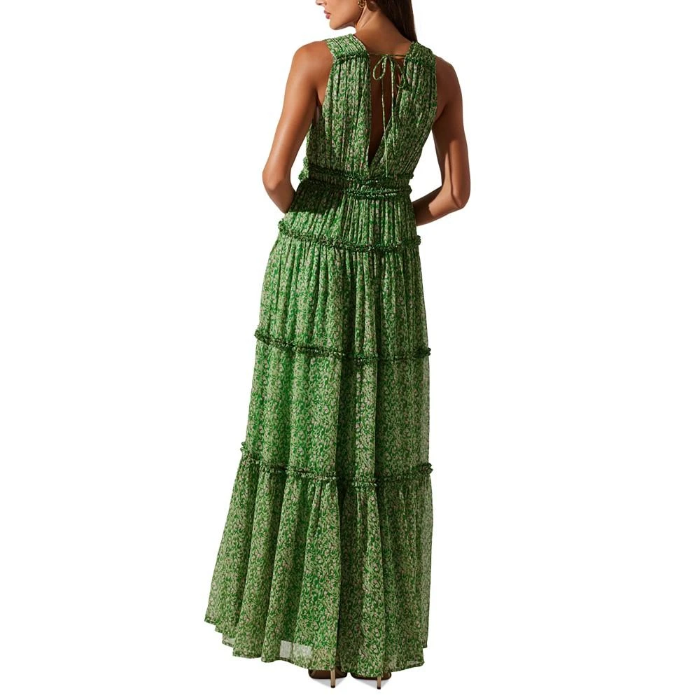 商品ASTR|Women's Edessa Printed Sleeveless Maxi Dress,价格¥1407,第2张图片详细描述