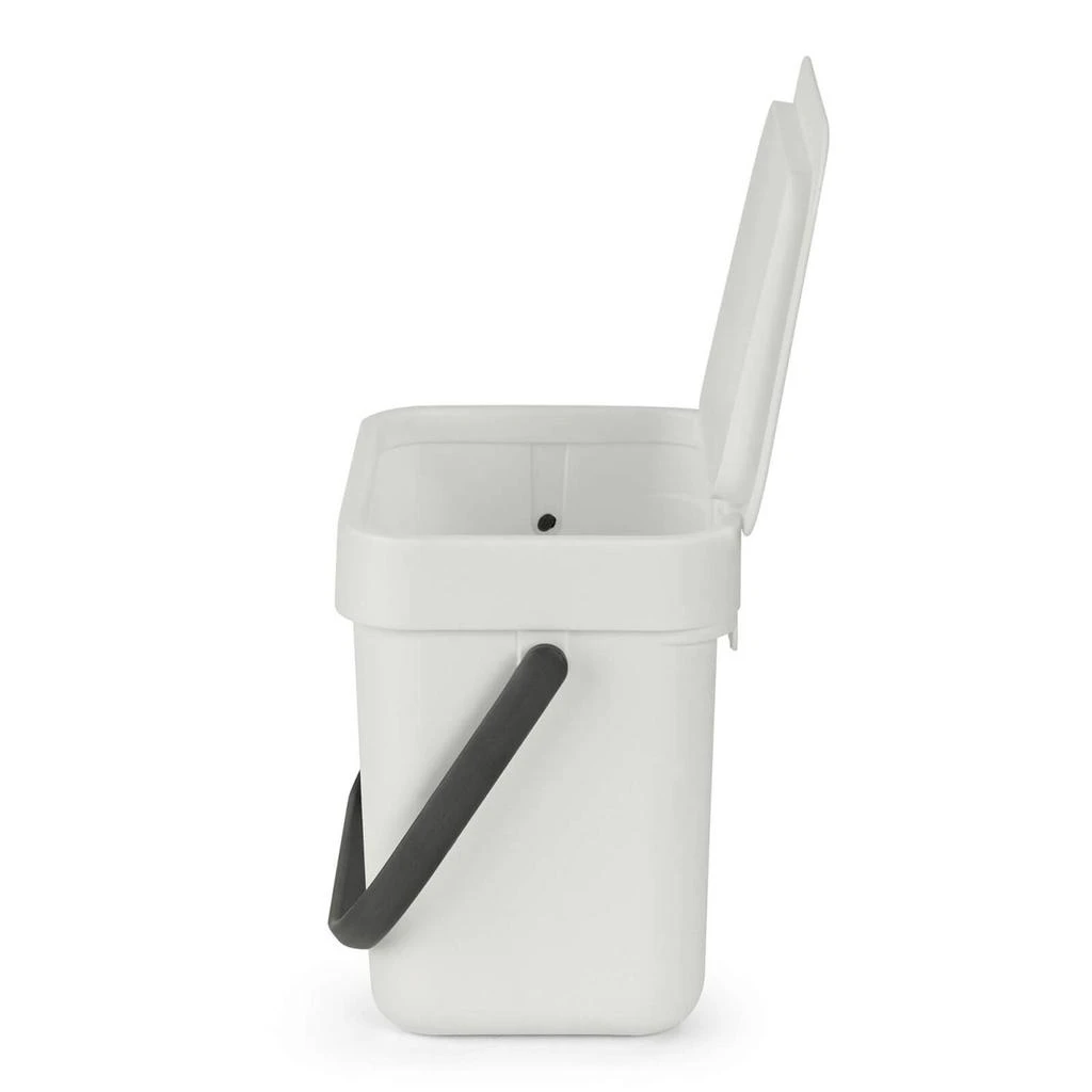 商品The Hut|Brabantia Sort & Go 3 Litre Waste Bin - Light Grey,价格¥96,第4张图片详细描述