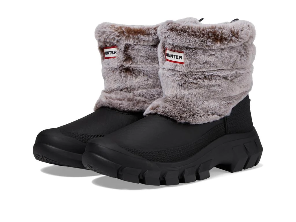 商品Hunter|Intrepid Short Faux Fur Snow Boot,价格¥908,第1张图片