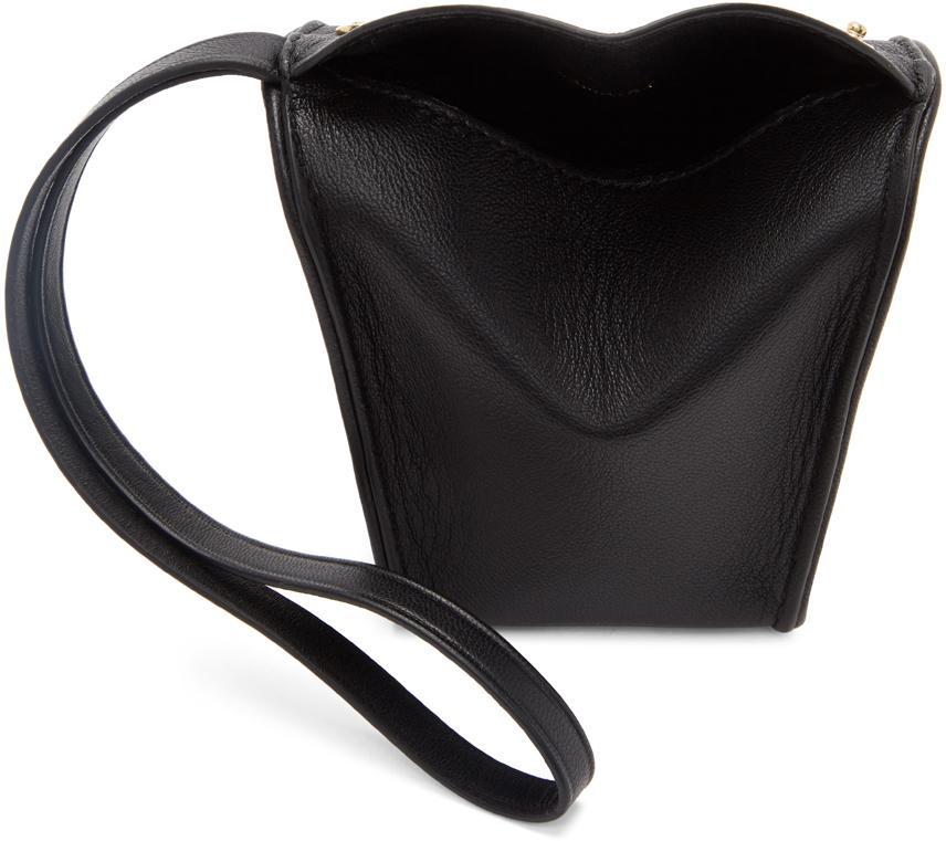 商品Lemaire|Black Folded Coin Bag,价格¥2281,第7张图片详细描述