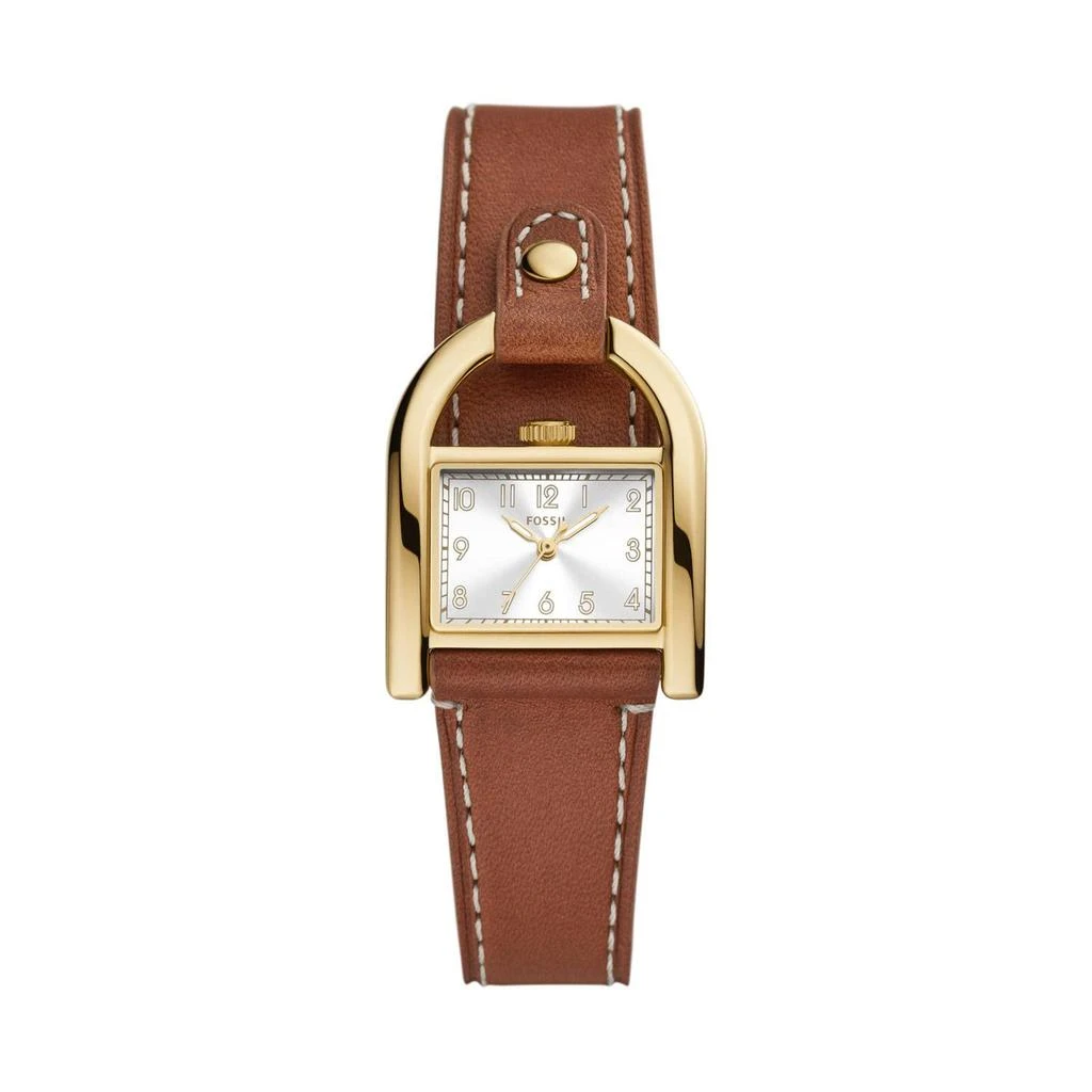 商品Fossil|Harwell Three-Hand Leather Watch - ES5264,价格¥838,第1张图片