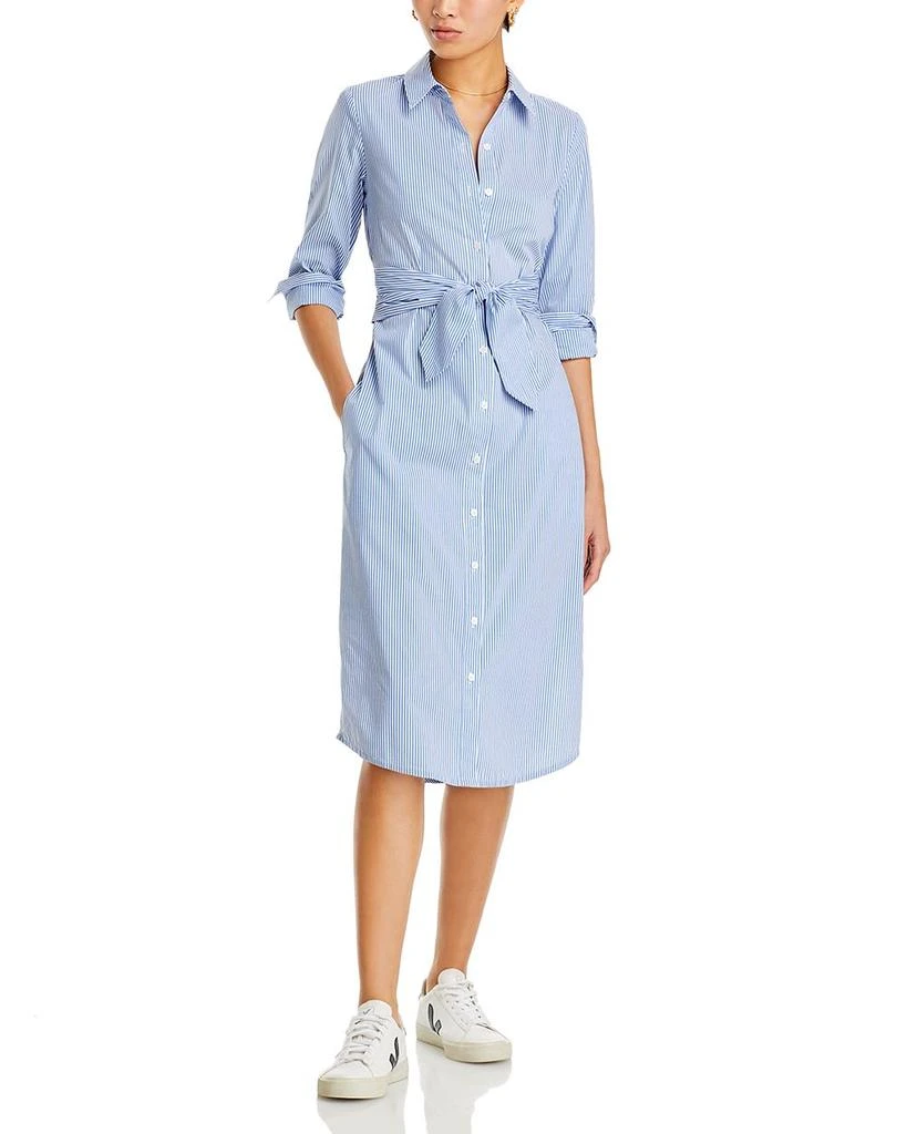 商品Derek Lam|Veronica Tie Waist Midi Shirt Dress,价格¥894,第1张图片