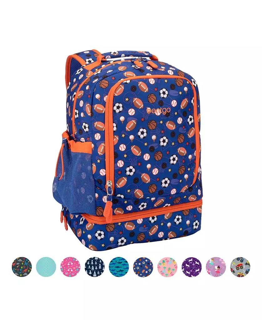 Kids Prints 2-In-1 Backpack and Insulated Lunch Bag - Sports 商品