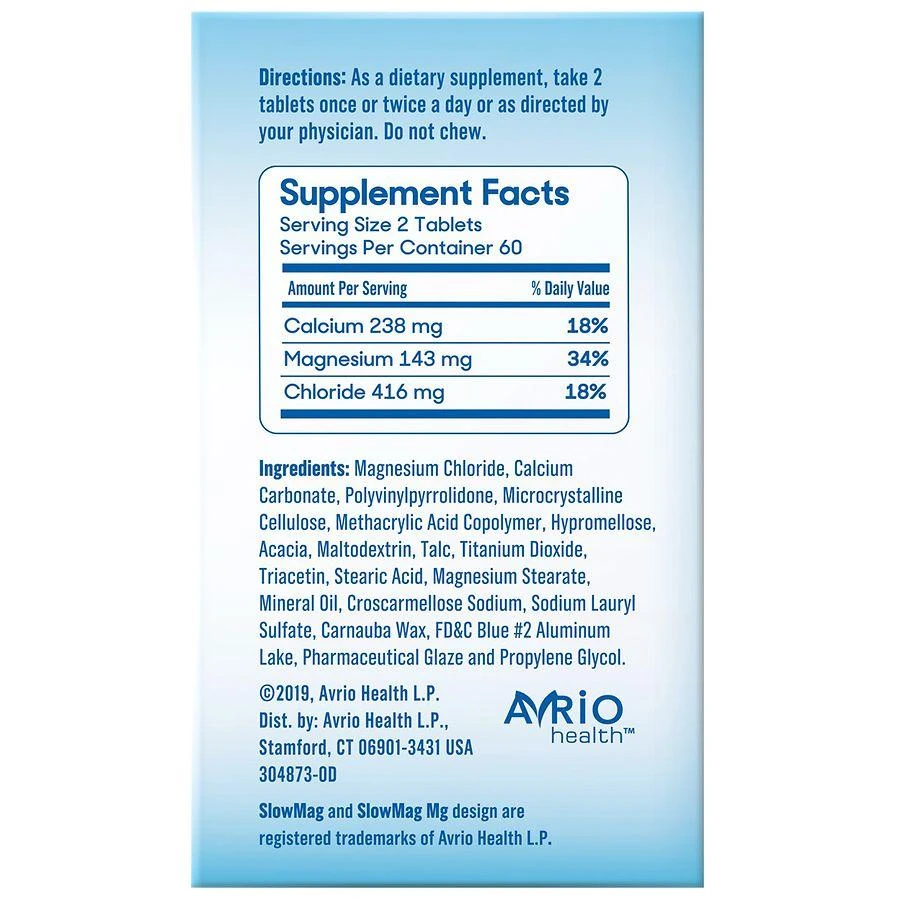 商品SlowMag MG|Muscle + Heart Magnesium Chloride with Calcium Supplement,价格¥216,第4张图片详细描述