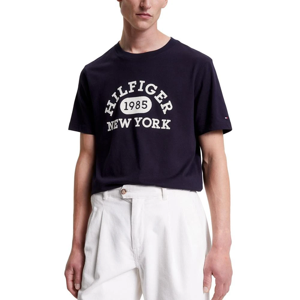 商品Tommy Hilfiger|Men's Monotype Collegiate Graphic T-Shirt,价格¥264,第1张图片