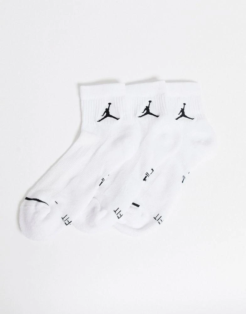 商品Jordan|Jordan Everyday Max 3 pack ankle socks in white,价格¥154,第3张图片详细描述
