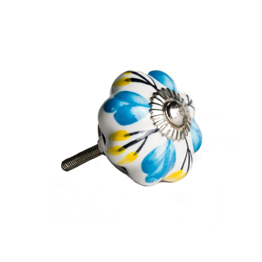 商品KNOB-IT|Handpainted Ceramic Knob Set of 8,价格¥442,第3张图片详细描述