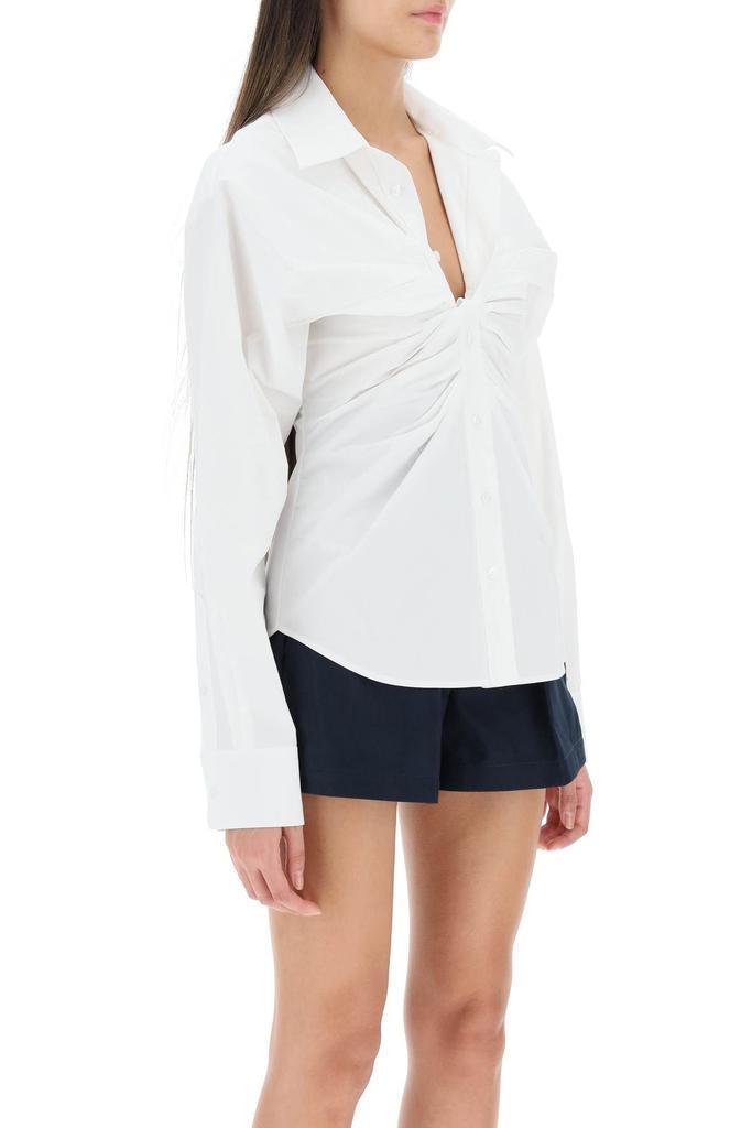 商品Alexander Wang|POPLIN SHIRT WITH KNOT PLACKET,价格¥1902,第5张图片详细描述