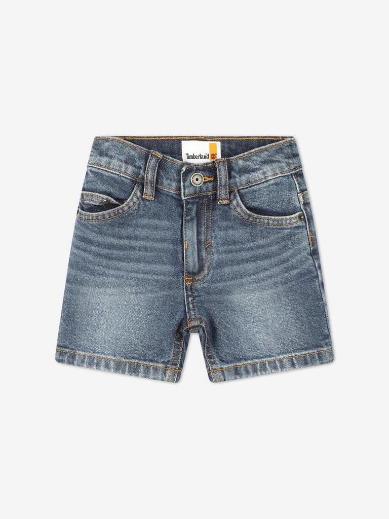 商品Timberland|Baby Boys Denim Bermuda Shorts in Blue,价格¥164,第1张图片