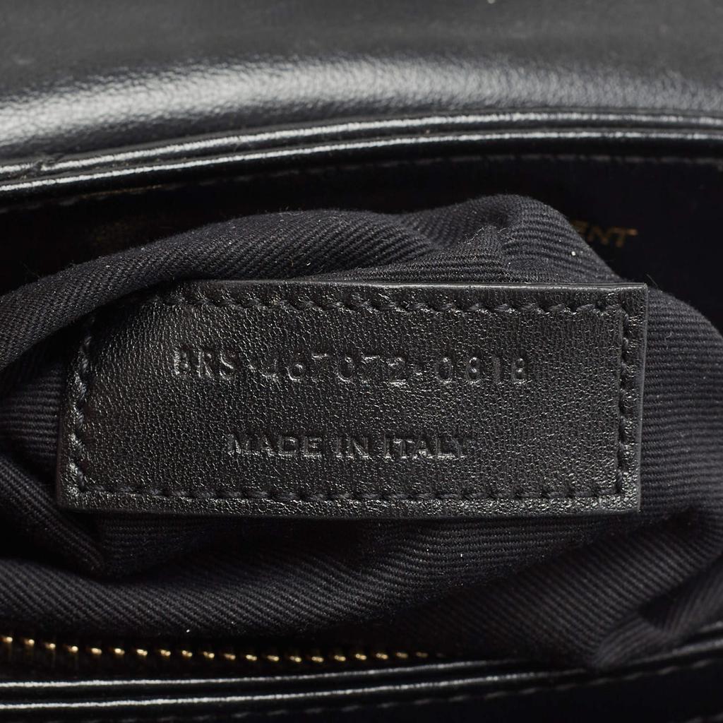 Saint Laurent Black Matelassé Leather Toy Loulou Crossbody Bag商品第10张图片规格展示