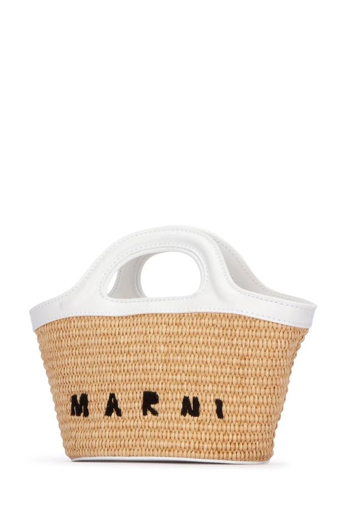 商品Marni|Marni Kids Logo Embroidered Top Handle Tote Bag,价格¥2893,第3张图片详细描述