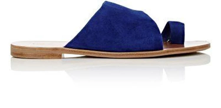 商品Diane von Furstenberg|Ello Suede Slide Sandals,价格¥663,第1张图片