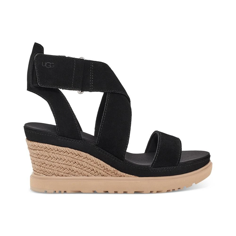 商品UGG|Women's Ileana Ankle-Strap Espadrille Platform Wedge Sandals,价格¥887,第2张图片详细描述
