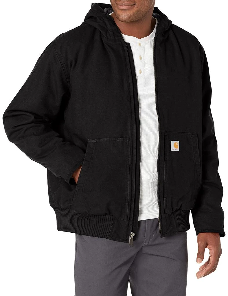 商品Carhartt|Carhartt Men's Loose Fit Washed Duck Insulated Active Jacket,价格¥1020,第1张图片