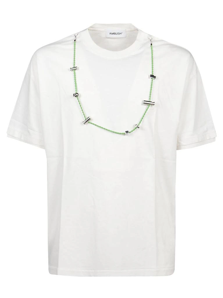 商品Ambush|Ambush men's white other materials t shirt,价格¥2772,第1张图片