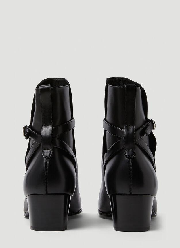 商品Yves Saint Laurent|Offred Boots in Black,价格¥8707,第6张图片详细描述