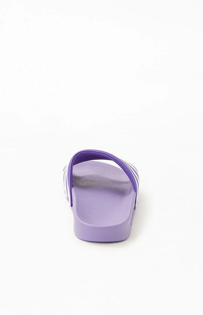 商品Adidas|Women's Purple Adilette Slide Sandals,价格¥260,第3张图片详细描述