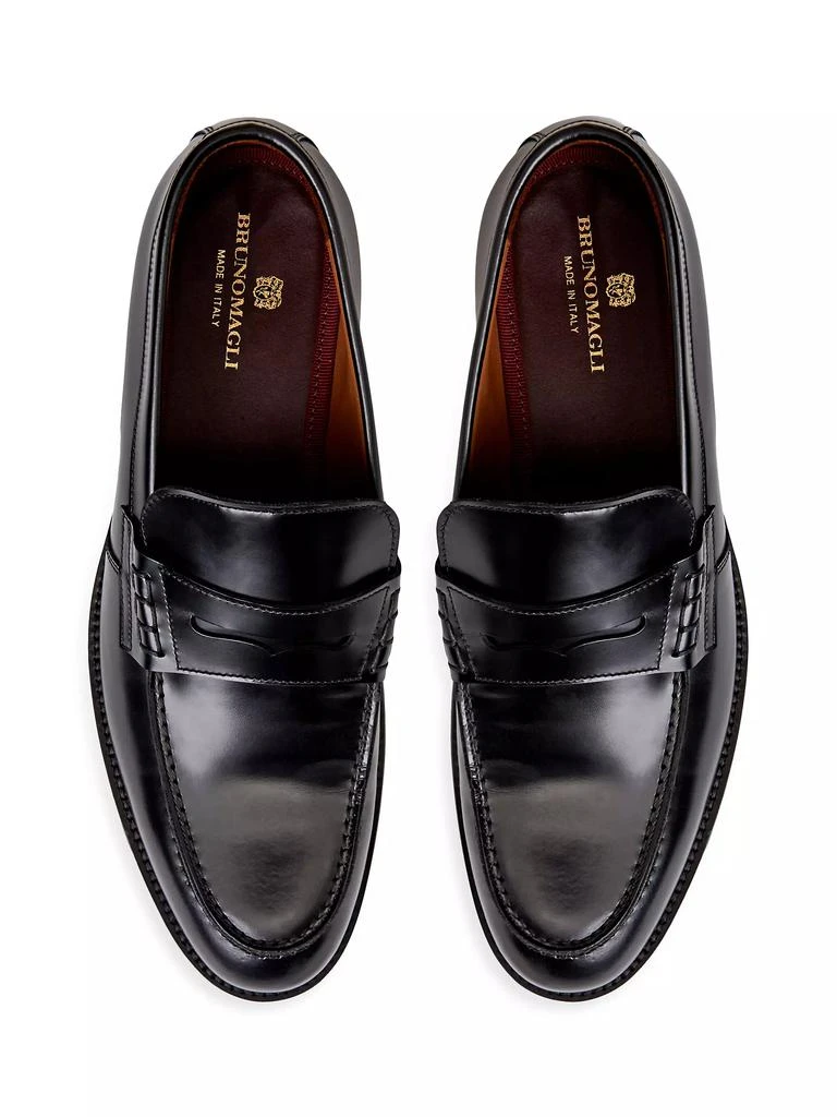 商品Bruno Magli|Carter Leather Penny Loafers,价格¥2785,第4张图片详细描述