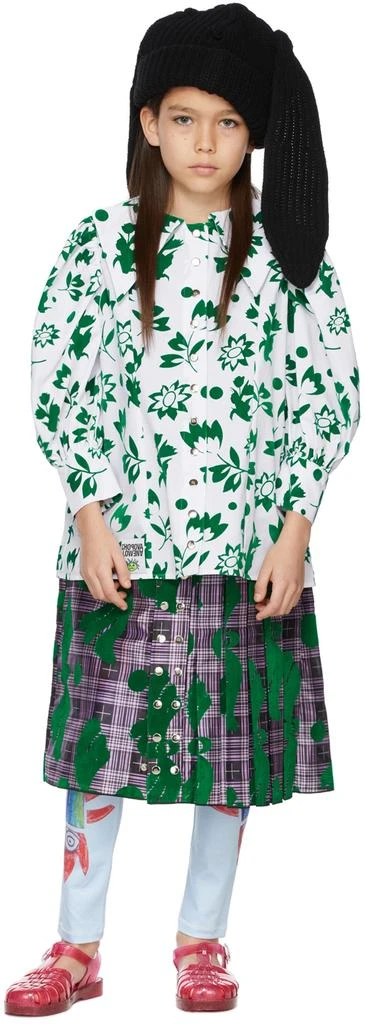 商品CHOPOVA LOWENA|SSENSE Exclusive Kids Purple & Green Kilt Dress,价格¥860,第1张图片