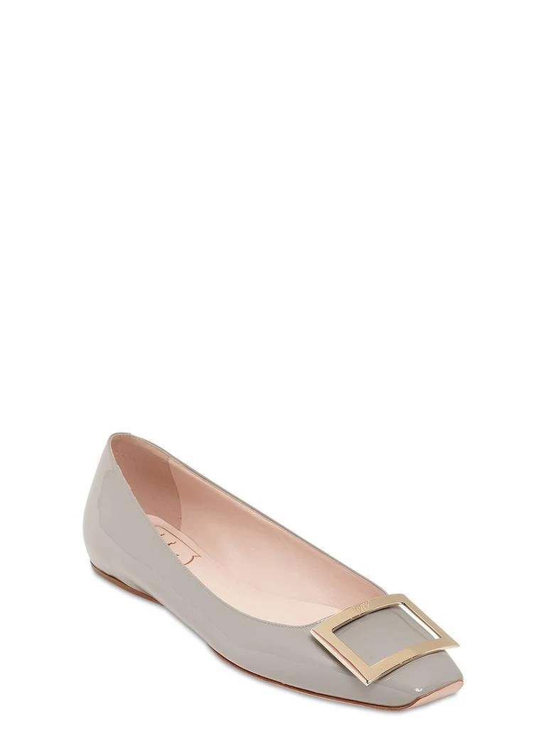 商品Roger Vivier|10mm Trompette Patent Leather Flats,价格¥6438,第2张图片详细描述