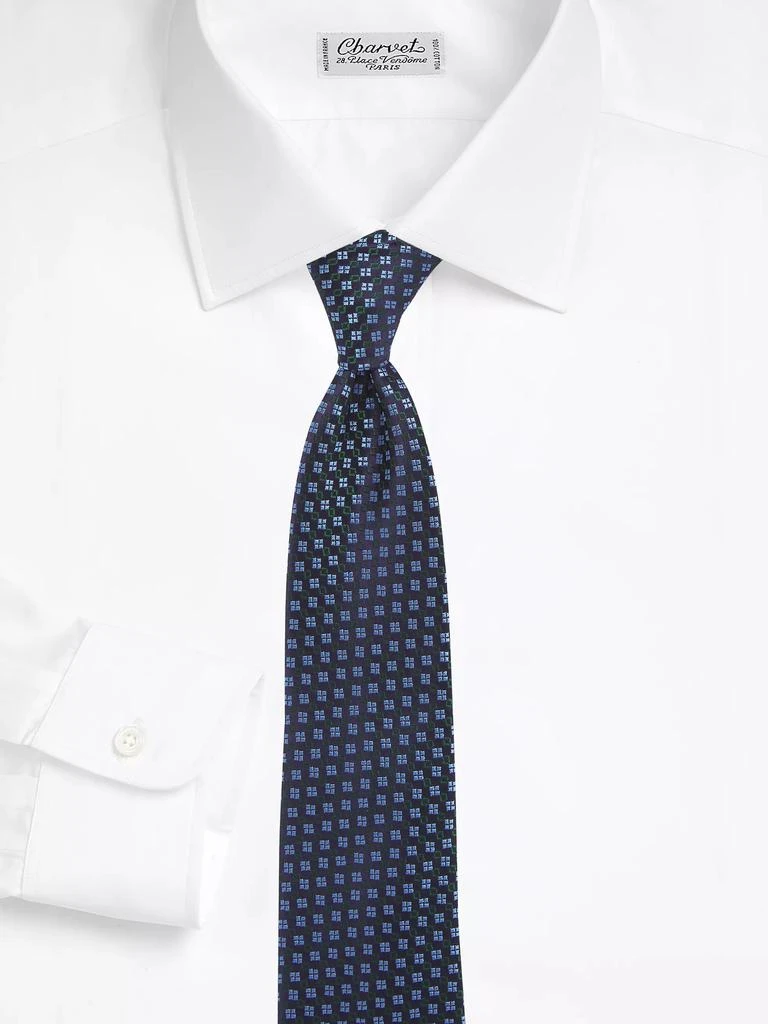 商品Charvet|Mini Medallion Chain Silk Jacquard Tie,价格¥2015,第2张图片详细描述