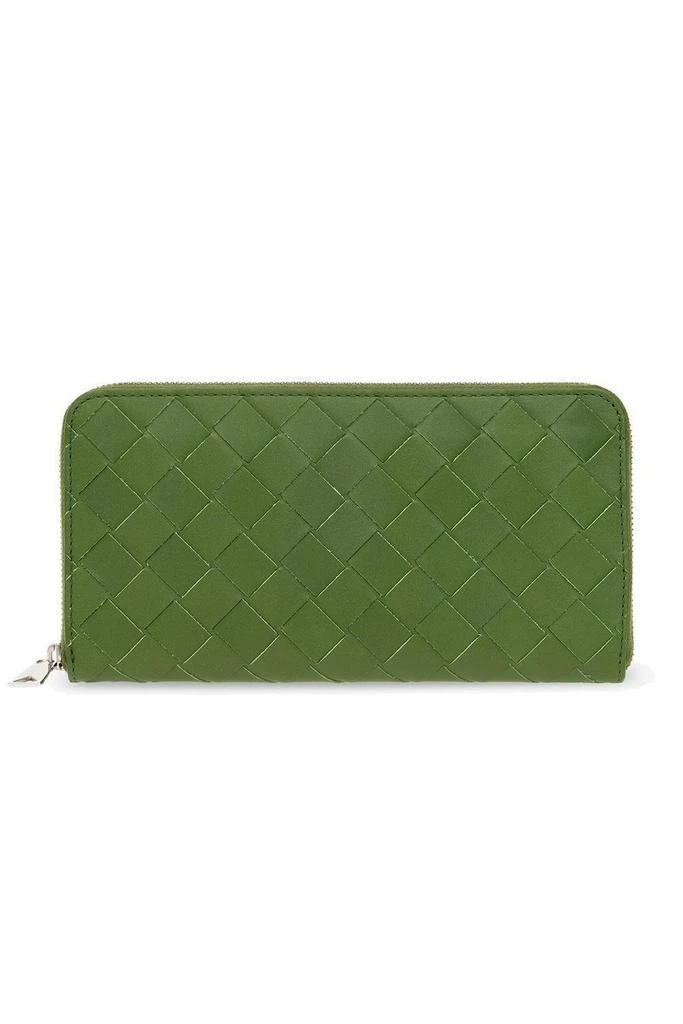 商品Bottega Veneta|Bottega Veneta Intrecciato Zip-Around Wallet,价格¥3421,第1张图片