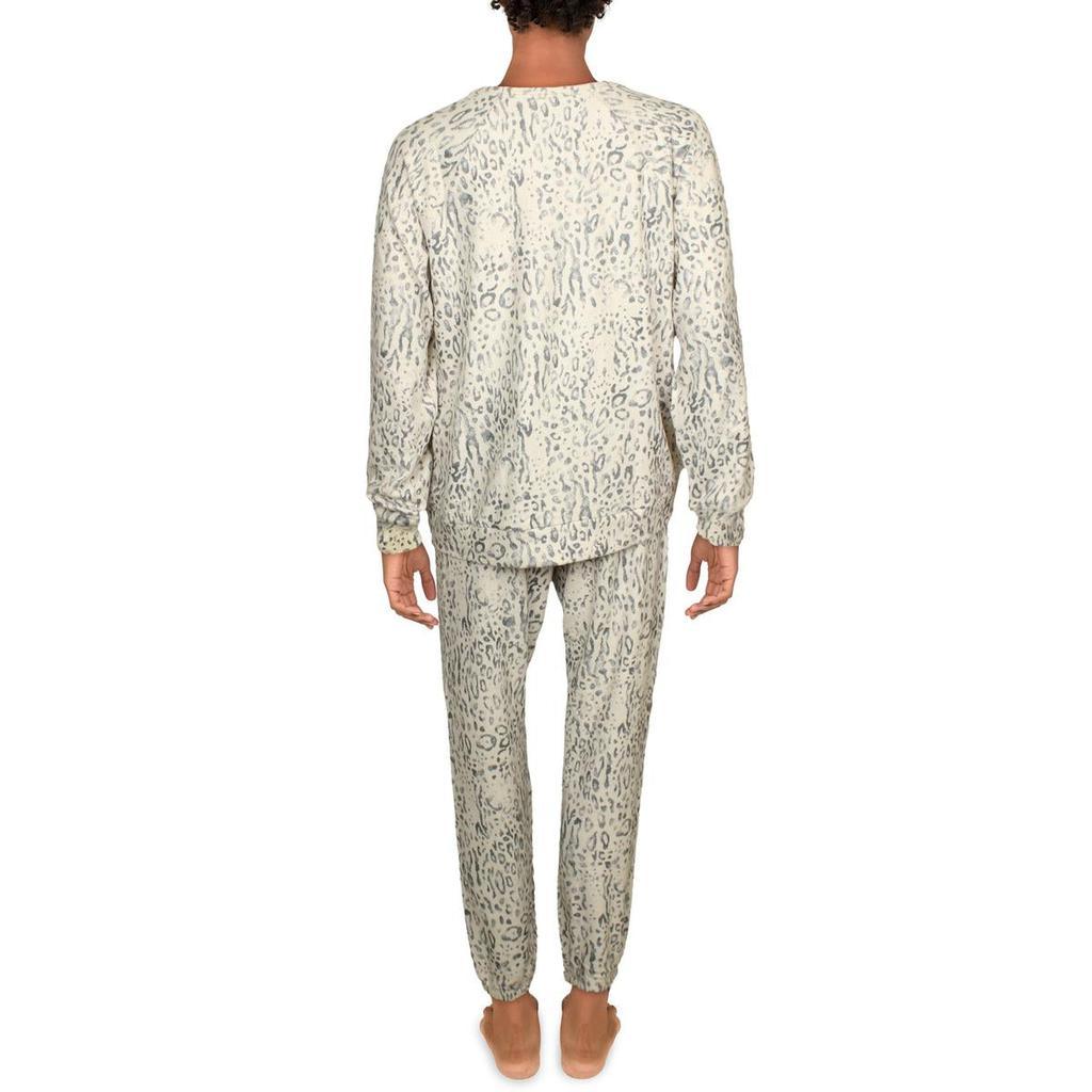 商品P.J. Salvage|PJ Salvage Women's 2 Piece Peachy Printed Sweatshirt and Joggers Loungewear Set,价格¥112,第4张图片详细描述