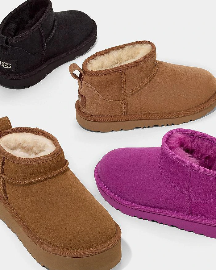 商品UGG|Unisex Classic Ultra Mini Platform Boots - Little Kid, Big Kid,价格¥968,第3张图片详细描述