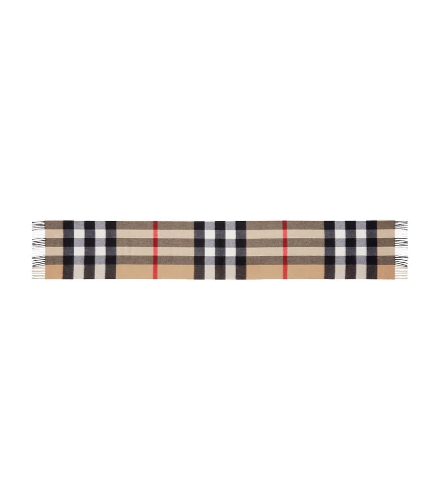 商品Burberry|Check Cashmere Scarf,价格¥5354,第4张图片详细描述
