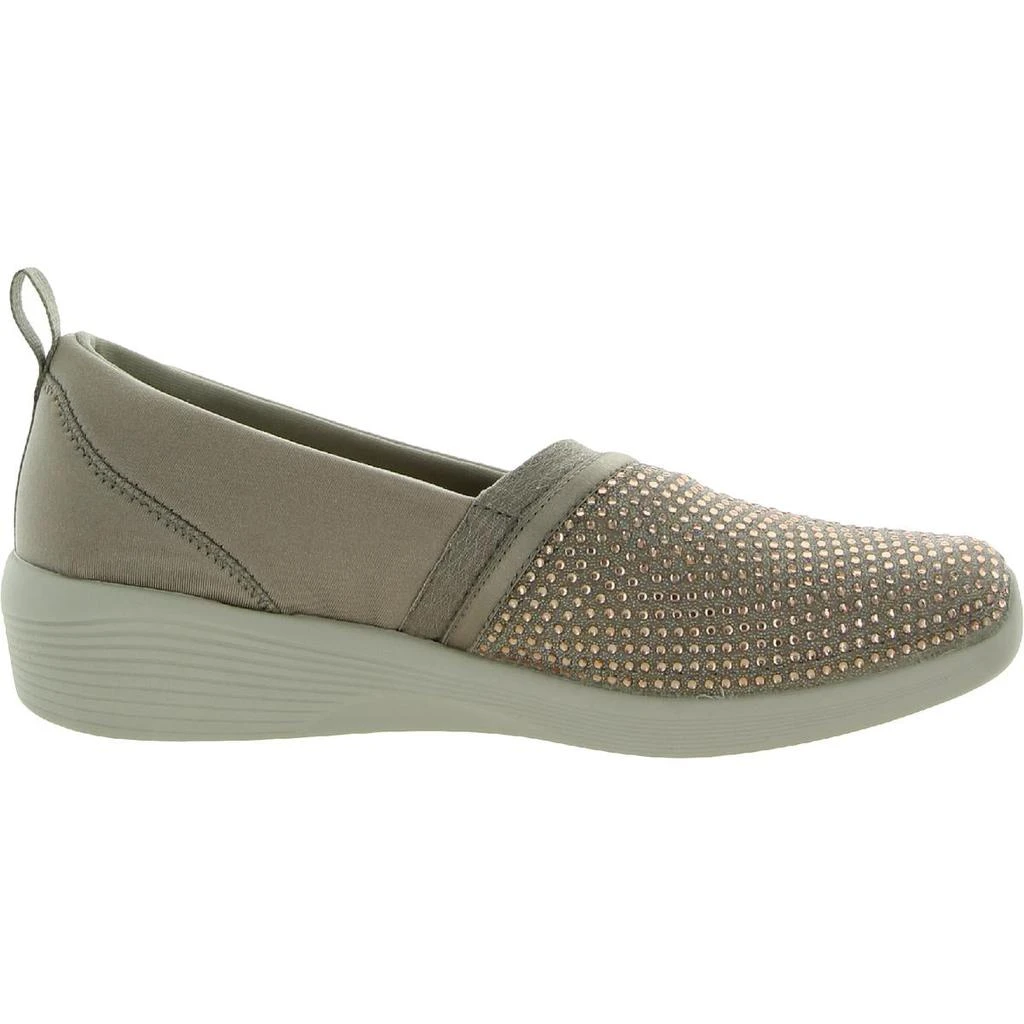 商品SKECHERS|Skechers Womens Arya-Shine And Glow Lifestyle Laceless Slip-On Sneakers,价格¥191,第3张图片详细描述