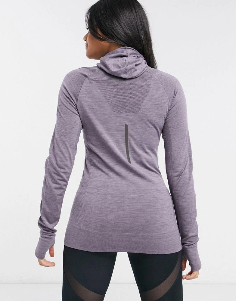 商品Asics|Asics Metarun long sleeve top in lavender grey,价格¥251,第2张图片详细描述