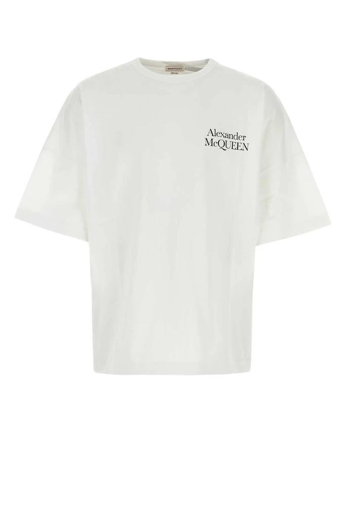 商品Alexander McQueen|Alexander McQueen Logo Printed Oversize-Fit T-Shirt,价格¥1753,第1张图片