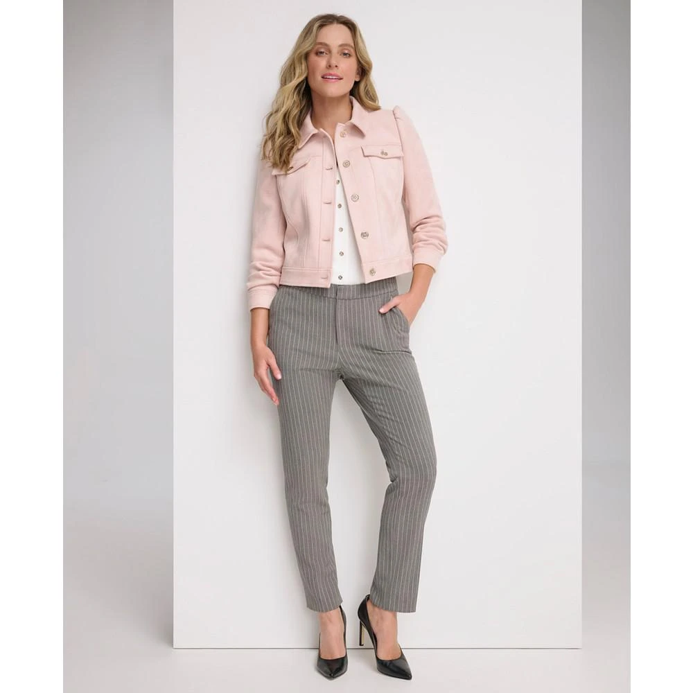 商品Tommy Hilfiger|Women's Puff-Shoulder Button-Front Jacket,价格¥1025,第5张图片详细描述